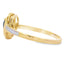 Genuine .52ct Onyx Diamond Ring in 10KT Yellow Gold
