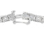 Bracelet de tennis en diamant cultivé en laboratoire en argent sterling