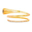 Anillo de Rubí y Diamante de 0.79ct en Oro Amarillo de 14KT