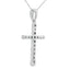 .45ct Diamond Cross Pendant in 14KT White Gold