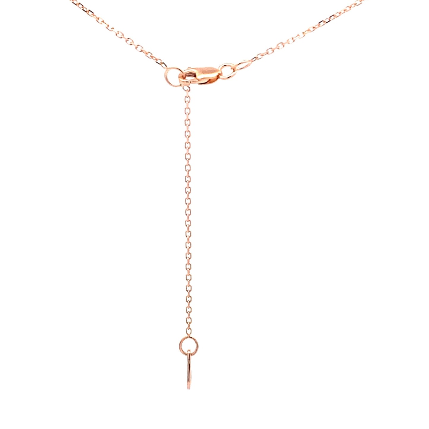 .73ct Colgante de Rubí y Diamante en Oro Rosa de 10KT