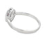 Genuine .62ct Garnet and Diamond Ring in 10KT White Gold