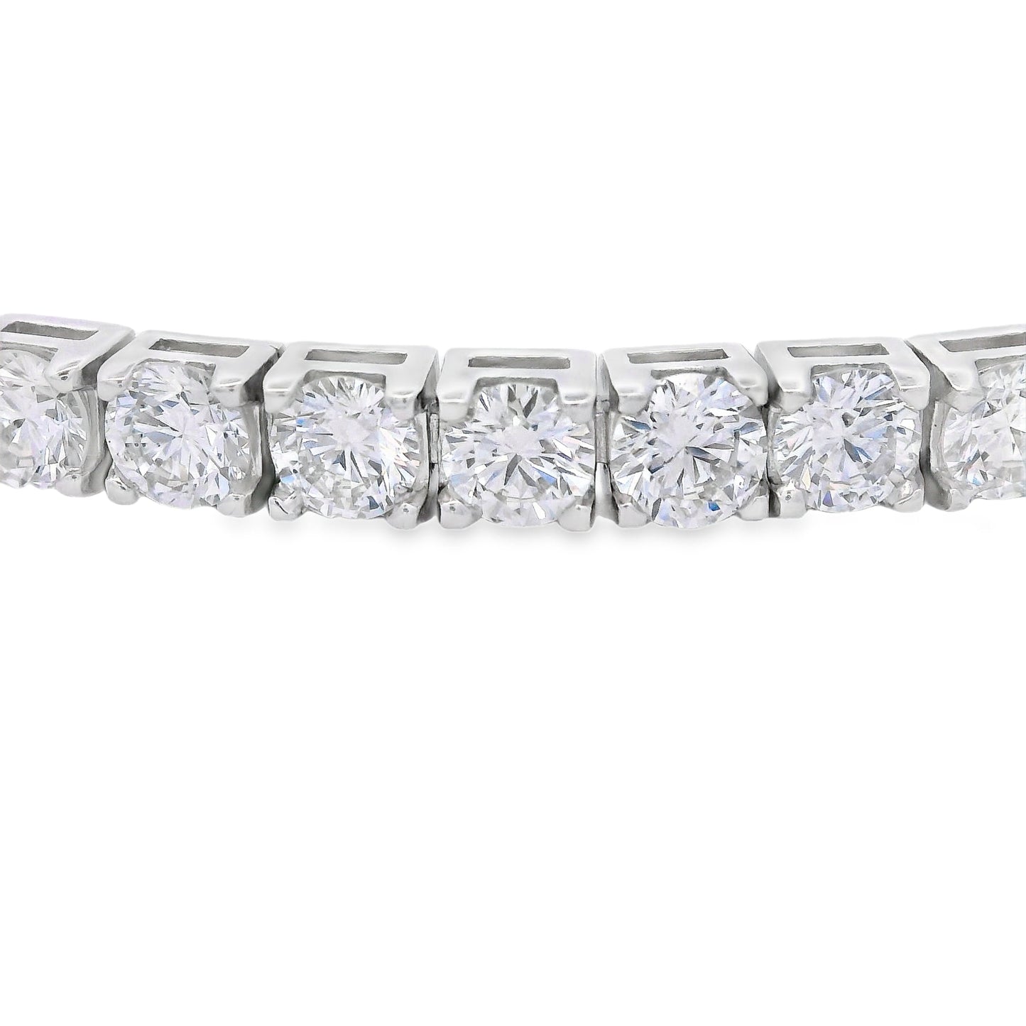 Lab Grown Diamond Tennis Bracelet in Sterling Silver