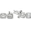 Bracelet de tennis en diamant cultivé en laboratoire en or blanc 14KT