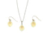 Natural Freshwater Pearl Jewelry Set in Sterling Silver