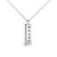 .30ct Sapphire Diamond Fashion Pendant in 14KT White Gold