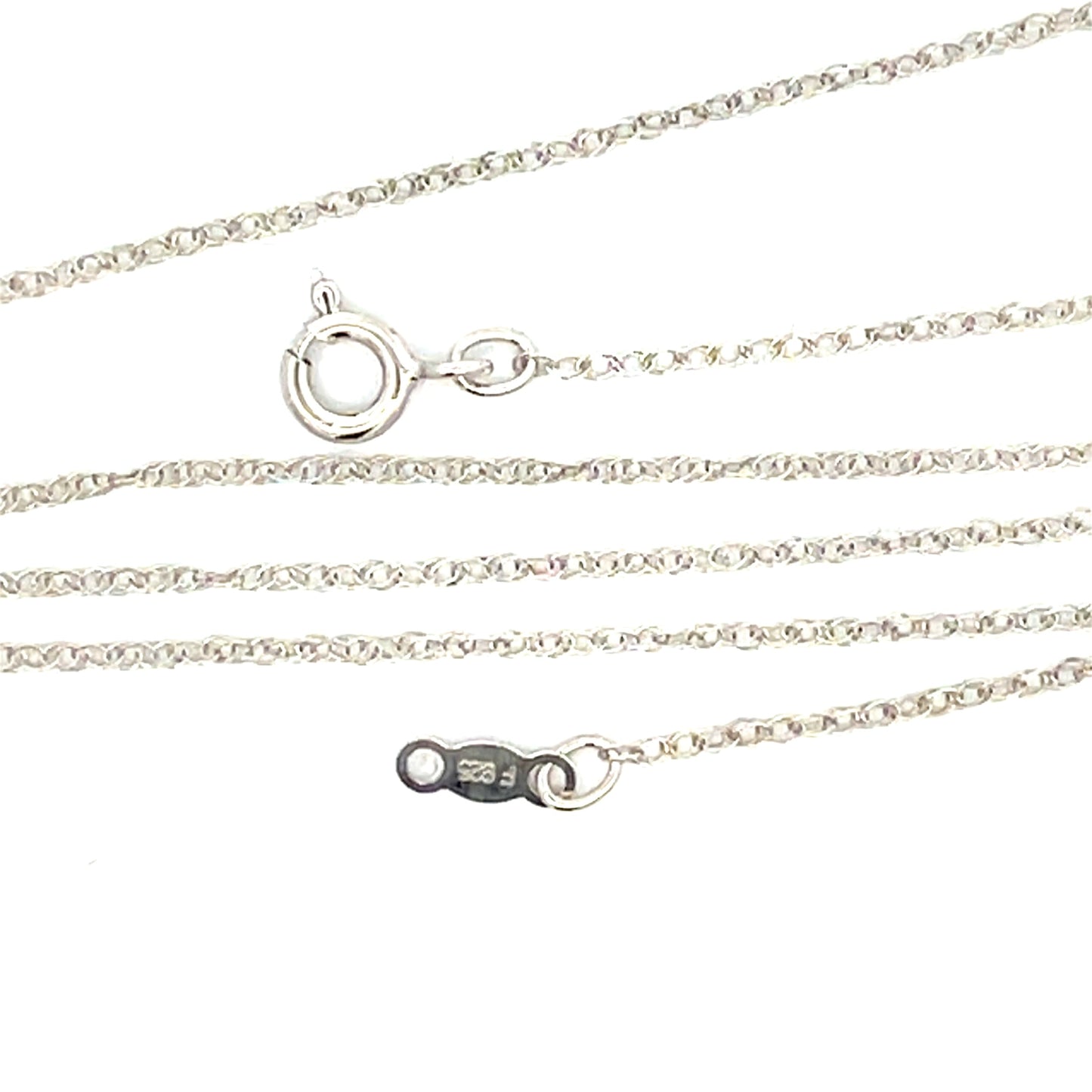 Elegant Sterling Silver Women's Chain Necklace