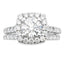 Lab Grown Diamond Engagement Ring Set in 10KT White Gold