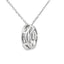 Mystic Fire Topaz Pendant in 10KT White Gold