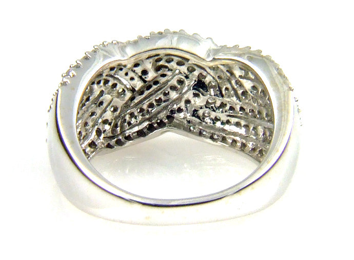 Natural 1.00ct Diamond Ring in 10KT White Gold