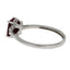 Anillo de Rubí y Diamante de 1.38ct en Oro Blanco de 14KT