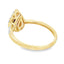 Anillo de Diamante de Amatista Natural de .98ct en Oro Amarillo de 14KT