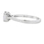 Diamante Natural de .50ct Creado en Laboratorio en Oro Blanco de 10KT