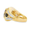 Natural .50ct Quartz Diamond Ring in 14KT Yellow Gold
