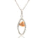 .17ct Pendentif Croisé Religieux en Argent Sterling et Or 10KT