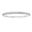 Genuine .13ct Diamond Wedding Band Ring in 10KT White Gold