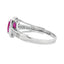 Bague en Rubis et Diamants de 1,35 ct en Or Blanc 14KT