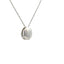 Colgante de Moda de Diamante Natural en Oro Blanco de 14KT