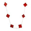 Colgante de Moda de Chalcedonia Genuina en Plata de Ley
