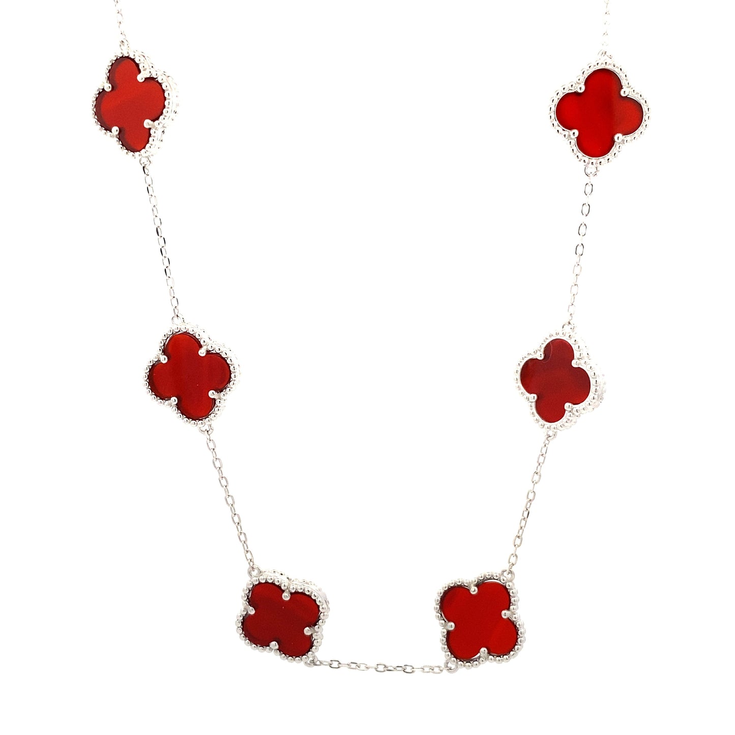 Colgante de Moda de Chalcedonia Genuina en Plata de Ley