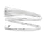 Natural .78ct Sapphire and Diamond Ring in 14KT White Gold
