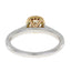 Genuine .62ct Diamond Engagement Ring in 14KT Two-Tone Gold