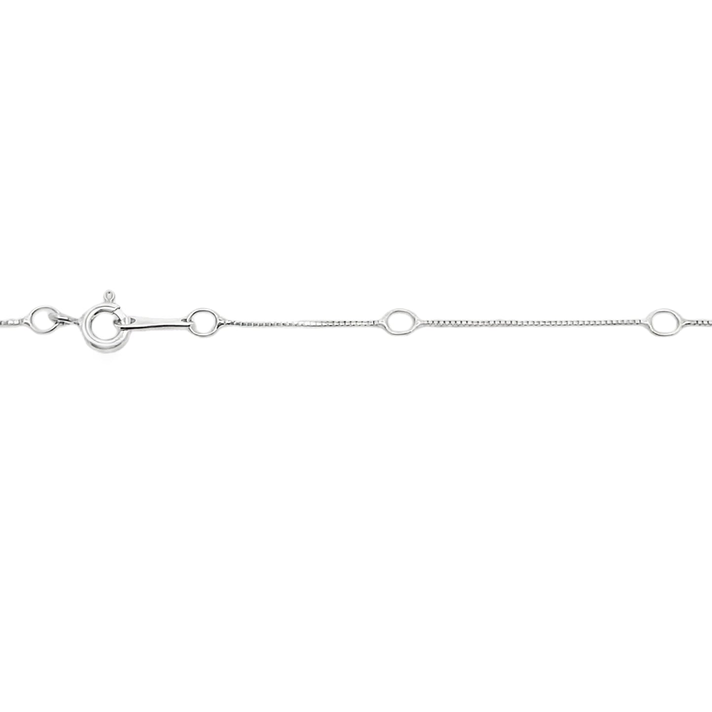 Colgante de Diamante Creado en Laboratorio Elegante en Oro Blanco de 10KT