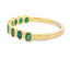 .78ct Bague de Mode en Émeraude en Or Jaune 14KT