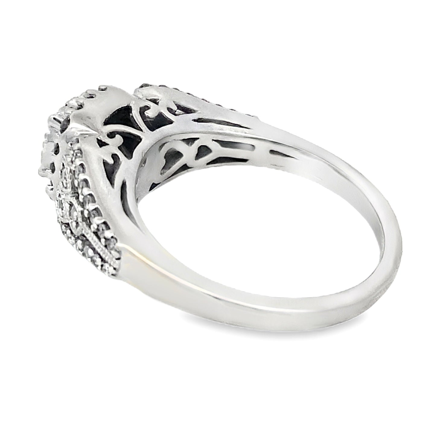 Genuine 0.50ct Diamond Ring in 10KT White Gold