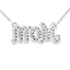 Genuine .25ct Diamond Fashion Pendant in Sterling Silver