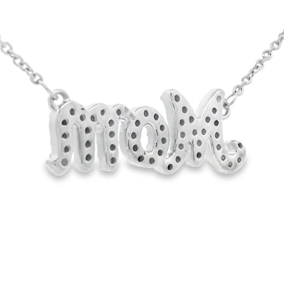 Genuine .25ct Diamond Fashion Pendant in Sterling Silver