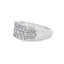 Bague de mariage en diamant de 1,00 ct en or blanc 10KT