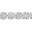 Lab Grown Diamond Tennis Bracelet in 10KT White Gold