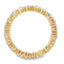 Bague de mariage en diamant cultivé en laboratoire en or jaune 14KT