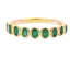 .78ct Bague de Mode en Émeraude en Or Jaune 14KT