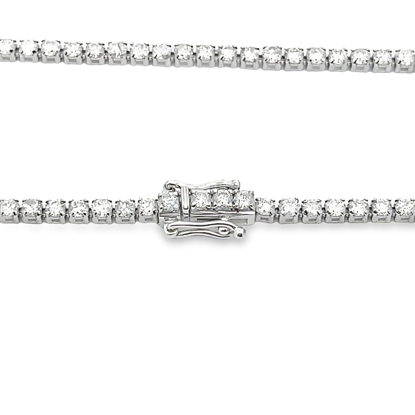 Pulsera de Tenis de Diamantes Natural de 3.00ct en Oro Blanco de 14KT