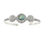 Genuine Abalone Bangle Bracelet in Sterling Silver