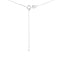 .73ct Pendentif en Rubis et Diamants en Or Blanc 10KT