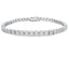 Bracelet de tennis en diamant cultivé en laboratoire en argent sterling