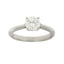 Bague de fiançailles en argent sterling avec zircon cubique véritable