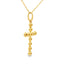 .15ct Diamond Cross Pendant in 14KT Yellow Gold