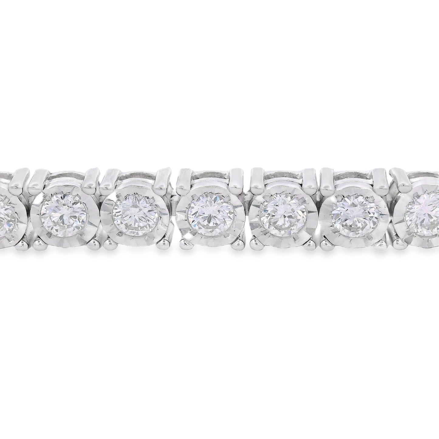 Pulsera de Tenis de Diamantes Cultivados en Laboratorio en Plata Esterlina