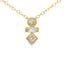 Elegant Lab Grown Diamond Pendant in 10KT Yellow Gold