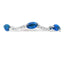 Ensemble de Bagues Empilables en Saphir et Diamant en Or Blanc 14KT