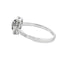 Genuine .55ct Onyx Diamond Ring in 10KT White Gold