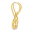 Boucles d'oreilles pendantes en diamant de quartz rose en or jaune 10KT