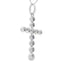 .50ct Diamond Cross Pendant in 14KT White Gold