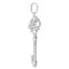 .66ct Pendentif de Mode en Moissanite en Argent Sterling
