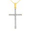 .21ct Diamond Cross Pendant in 14KT Yellow Gold