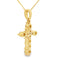 .30ct Diamond Cross Pendant in 14KT Yellow Gold
